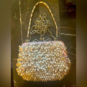 Small beaded evening purse